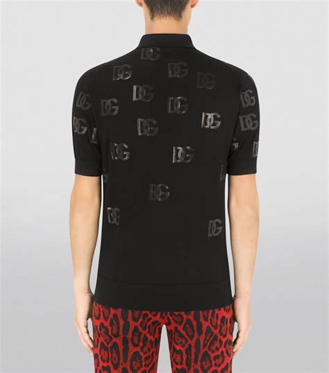 dolce gabbana poloshirt herren|dolce and gabbana logo shirts.